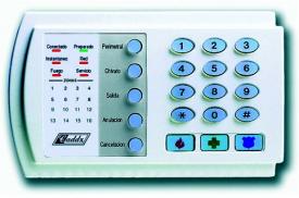Teclado de Leds de 16 zonas para centrales NetworX