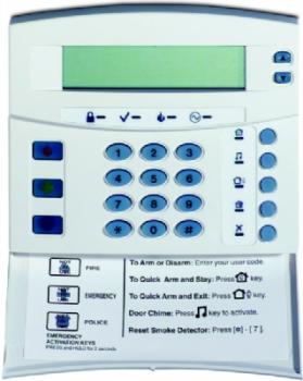 Teclado LCD de iconos para centrales NetworX