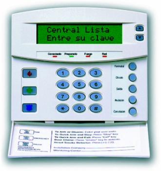 Teclado LCD alfanum�rico para centrales NetworX