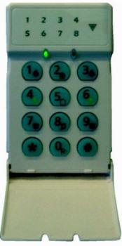 Teclado LED de 8 zonas