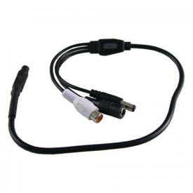 MICROFONO EXTERNO ACOPLABLE A CUALQUIER CAMARA CONECTOR AUDIO RCA Y DC