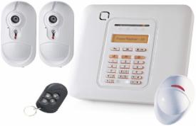 KIT PANEL POWERMASTER 10 + GPRS + 2PIRCAM + 1PIR + MANDO